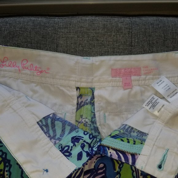 Lilly Pulitzer, Callahan Short, Size 0 - Picture 3 of 6